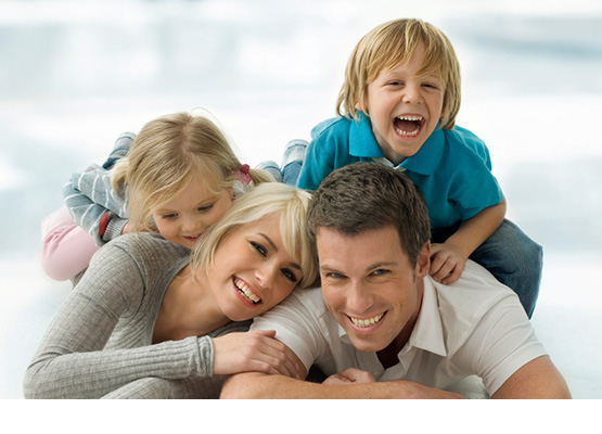 Familie mit Kindern
