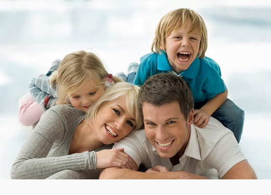 Glückliche Familie
